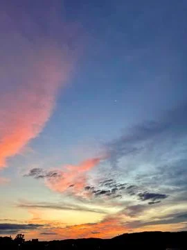 The sunset Foto stock