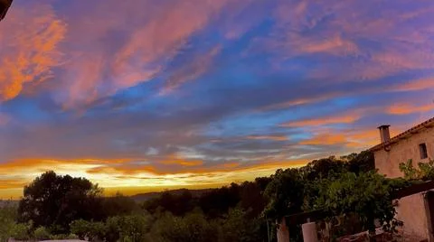 The sunset Stock Photos