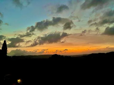 The sunset Stock Photos