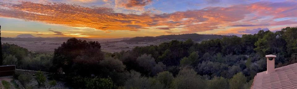 The sunset Stock Photos