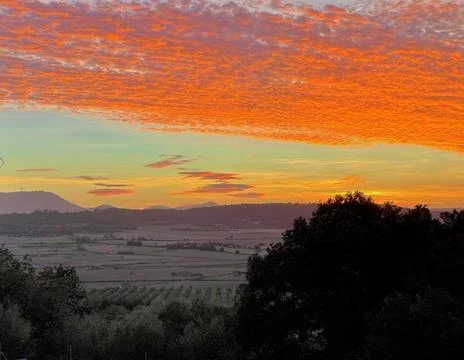 The sunset Stock Photos