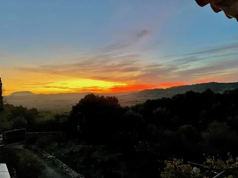 The sunset Stock Photos