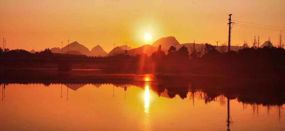 Sunset Stock Photos
