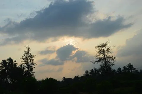 The sunset Stock-Fotos