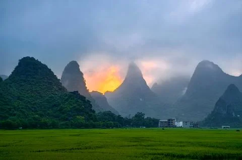 Sunset Stock Photos