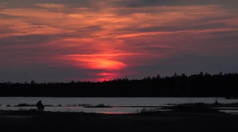 Sunset Photography Stock Footage 55396040