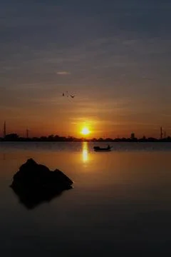 Sunset pict Foto stock