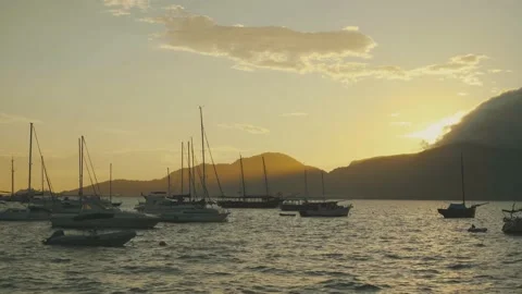 Sunset at the pier Stock Footage 150005999