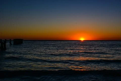 The Sunset Pillars Stock Photos