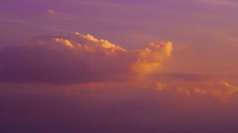 Sunset in pink. pink clouds. Sunset pink. Stock Footage 204855555