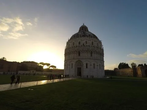 Sunset in Pisa Stock Photos