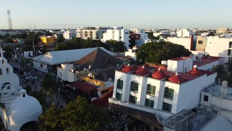 Sunset in Playa del Carmen Stock Footage 231078318
