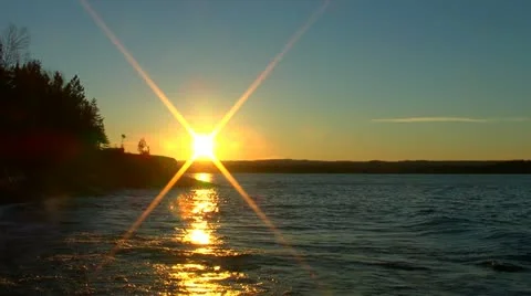 Sunset point Stock Footage 22015219