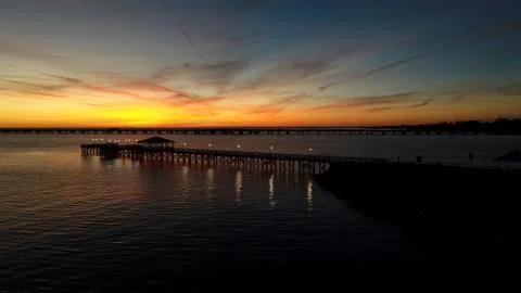 Sunset Point Mandeville Stock Photos