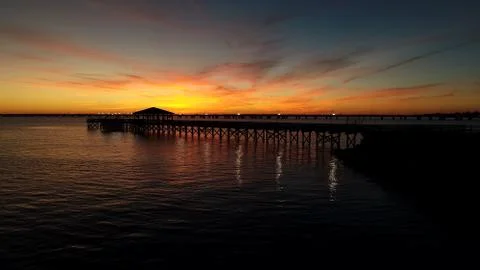 Sunset Point Mandeville Stock Photos