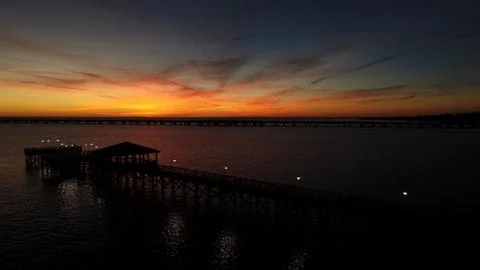 Sunset Point Mandeville Stock Photos