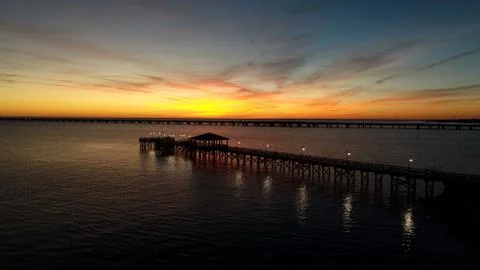 Sunset Point Mandeville Stock Photos