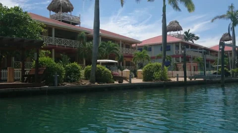 Sunset Pointe Mango Creek Placencia 스톡 동영상 61403693
