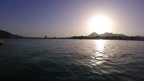 Sunset port of altea spain Vidéo 158625299