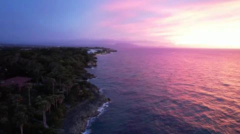 Sunset Puerto Plata Stock Photos