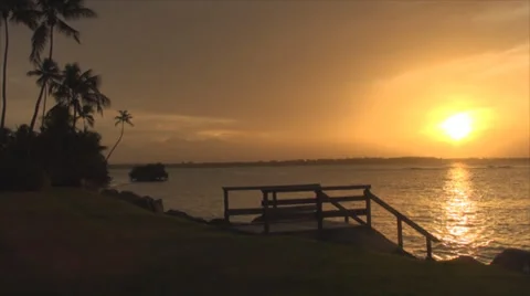 Sunset Puerto Rico Stock Footage 34302310