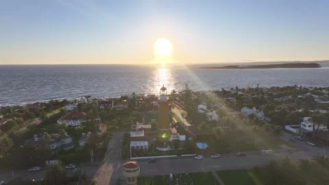 Sunset Punta Del Este In Punta Del Este In Maldonado Uruguay. Vídeo Stock 333160175