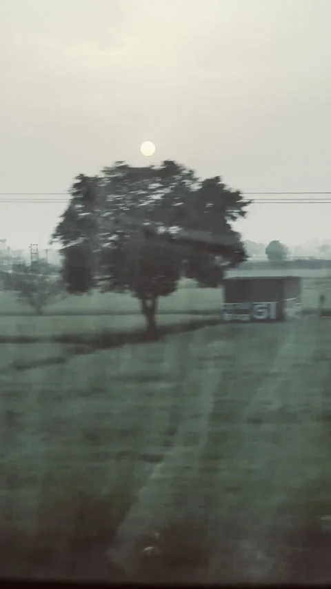 Sunset on the Rails Stock Footage 277978309