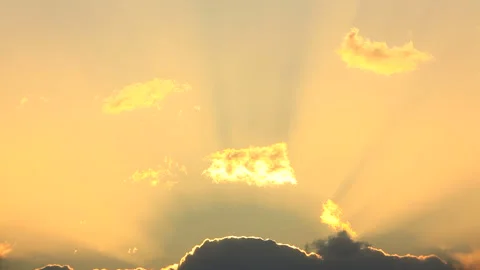 Sunset Rays Stockbeeldmateriaal 330298403