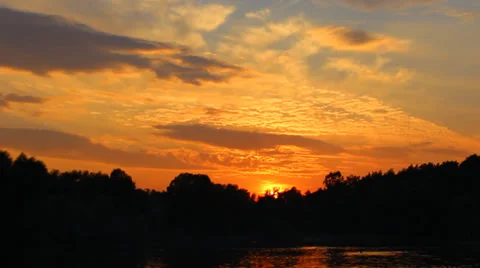 Sunset,   Real Time, Full HD  1080p Video stock 27790707