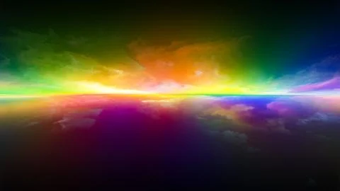 Sunset Reality Ilustração Stock