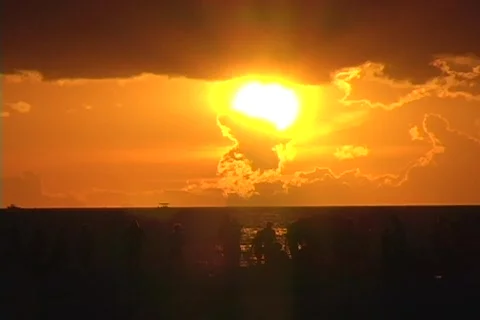 Sunset-Realtime-01 Stock Footage 95221