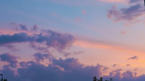 Sunset in Red Stock Footage 296615484