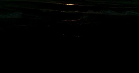 Sunset Red Sky Beach Looking Up, Noordwijk, Netherlands / Holland (4K Drone) Stock Footage 114708890