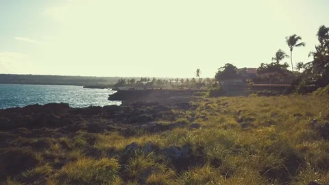 Sunset reef view Stock Footage 100765404