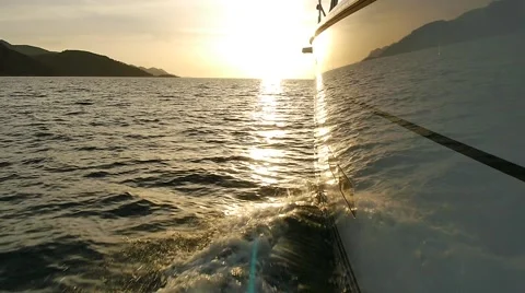 Sunset reflected from Hull Stock Footage 68031868