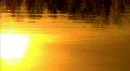 sunset reflection lake HD Footage