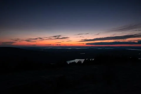 Sunset reflection Stock Photos