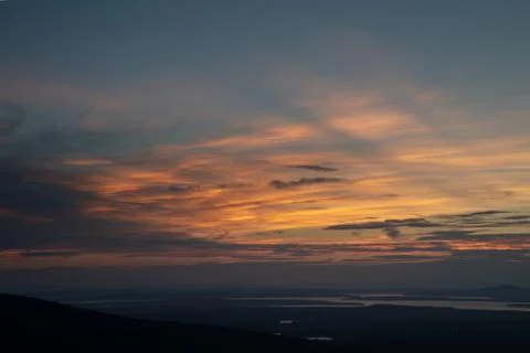 Sunset reflection Stock Photos