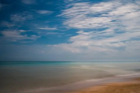 Sunset reflection Foto stock