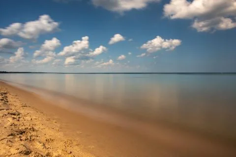 Sunset reflection Stock Photos