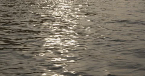 Sunset reflection while Boating on a Lake 库存影片 232413824