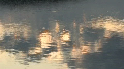 Sunset Reflections on Lake Arrowhead 스톡 동영상 666810