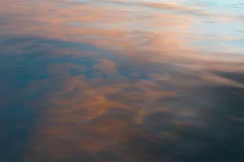 Sunset Reflections 库存照片