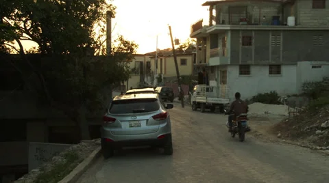 Sunset in a residential area. Stock Footage 39453706