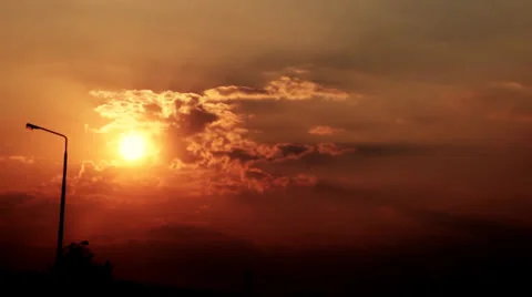 Sunset ride 動画素材 26421063