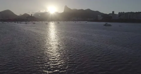 Sunset in rio de janeiro 02 Stock Footage 151364209