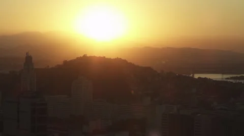 Sunset on Rio de Janeiro Stock Footage 29674654