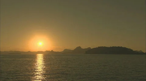 Sunset in Rio De Janeiro Stock Footage 35259958