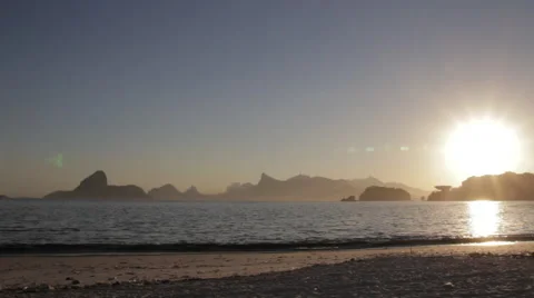 Sunset in Rio seen from Niterói Stock Footage 59519990
