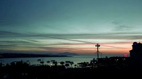 Sunset rise time lapse hd Stock Footage 39658799